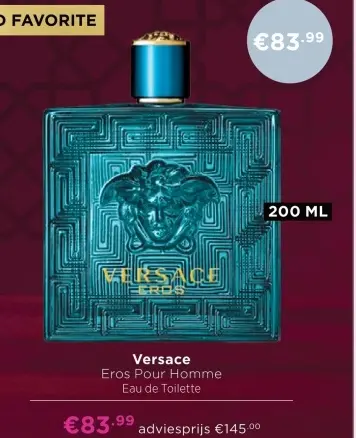 Aanbieding: Eros Pour Homme Eau de Toilette