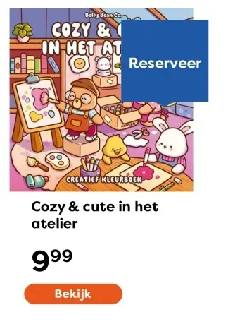 Aanbieding: Cozy & cute in het atelier