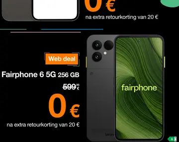 Aanbieding: Fairphone 6 5G 256 GB