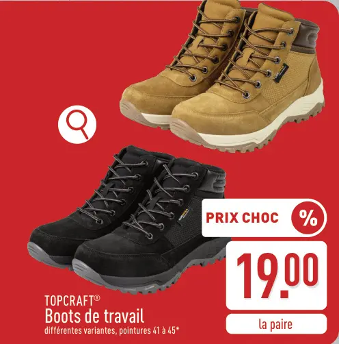 Offre: Boots de travail