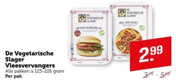 Aanbieding: De Vegetarische Slager Vleesvervangers