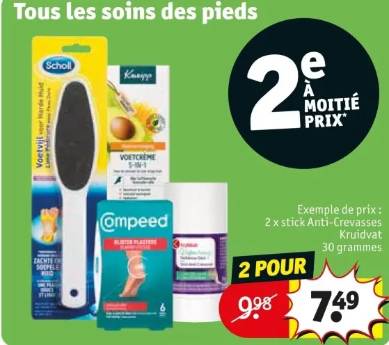 Offre: Tous les soins des pieds