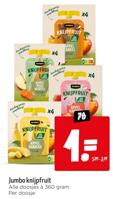 Aanbieding: Knijpfruit