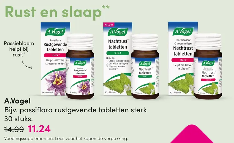 Aanbieding: A. Vogel Rust en slaap