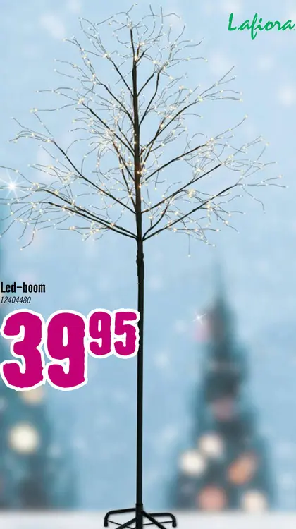 Aanbieding: LAFIORA Kerstverlichting LED Lichtfiguur boom 690 lampjes warmwit H 180 cm