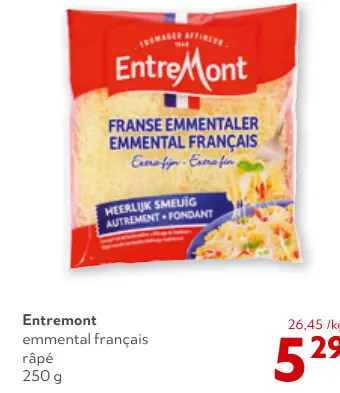 Offre: Emmental français râpé