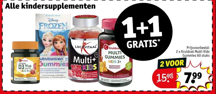 Promotie: Alle kindersupplementen
