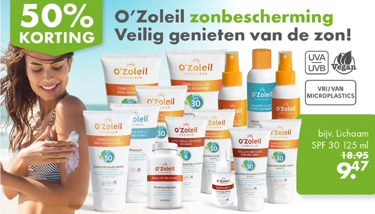 Aanbieding: O'Zoleil zonbescherming