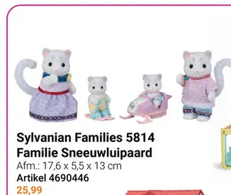 Aanbieding: Sylvanian Families Familie Sneeuwluipaard