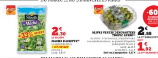 Aanbieding: MACHE FLORETTE