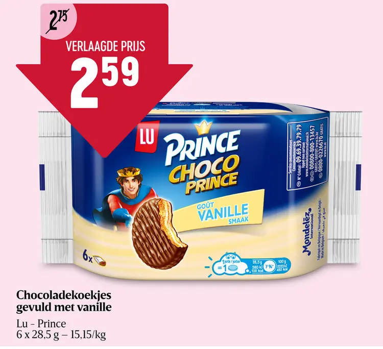 Aanbieding: Prince Choco Prince Vanille