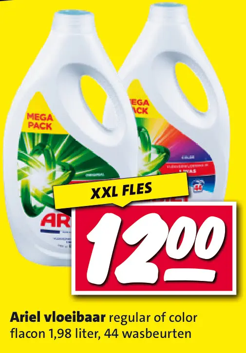 Aanbieding: Ariel vloeibaar regular of color