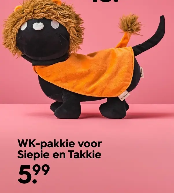 Aanbieding: WK-pakkie voor Siepie en Takkie