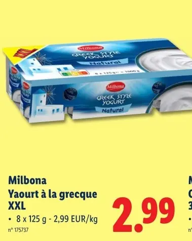 Offre: Yaourt à la grecque XXL