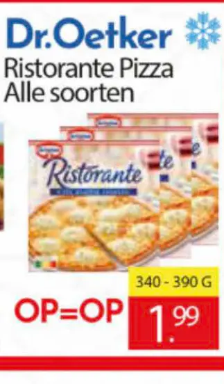 Aanbieding: Ristorante Pizza