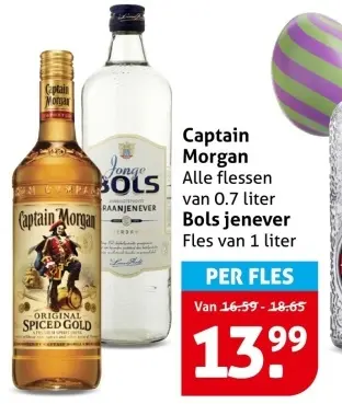 Aanbieding: Captain Morgan & Bols jenever