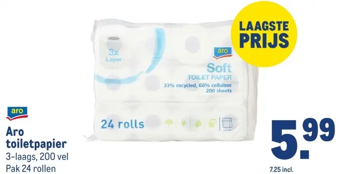 Aanbieding: Aro toiletpapier