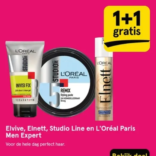 Aanbieding: Elvive, Elnett, Studio Line en L'Oréal Paris