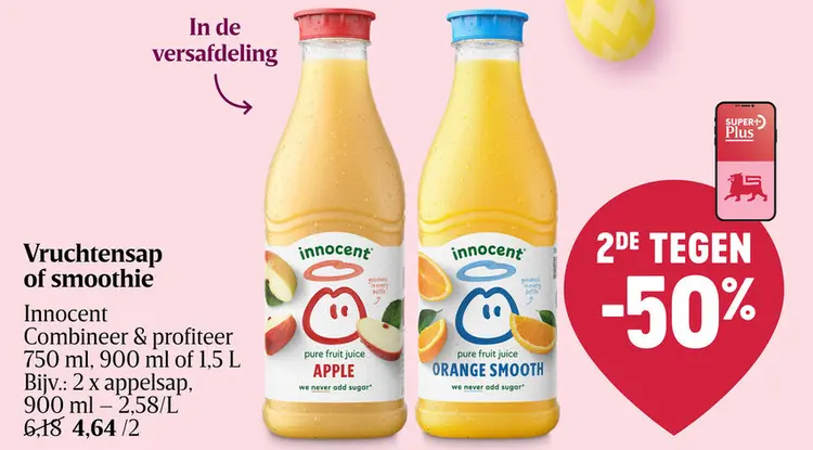 Promotie: Vruchtensap of smoothie