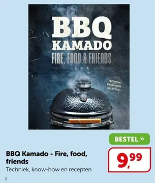 Aanbieding: BBQ Kamado - Fire, food, friends