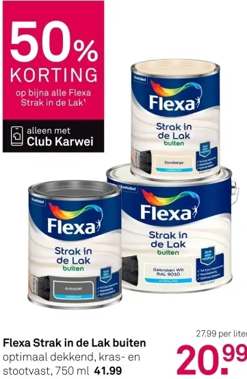 Aanbieding: Flexa Strak in de Lak buiten