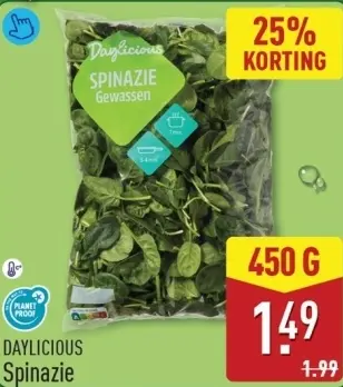 Aanbieding: Spinazie