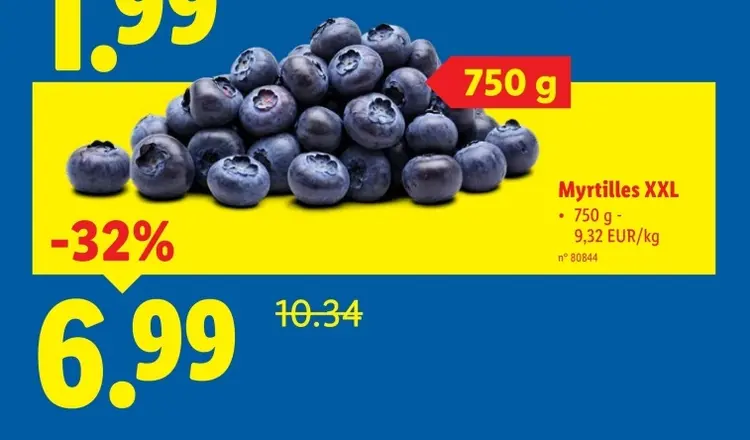 Offre: Myrtilles XXL