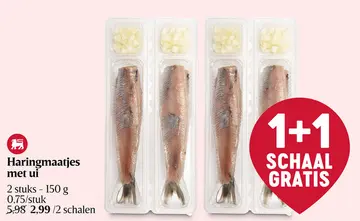 Aanbieding: Haringmaatjes met ui