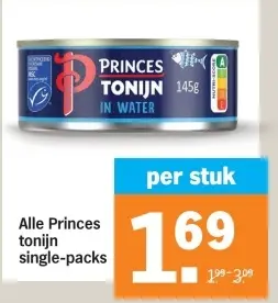 Aanbieding: Princes Tonijn