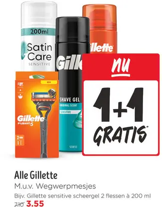 Aanbieding: Alle Gillette