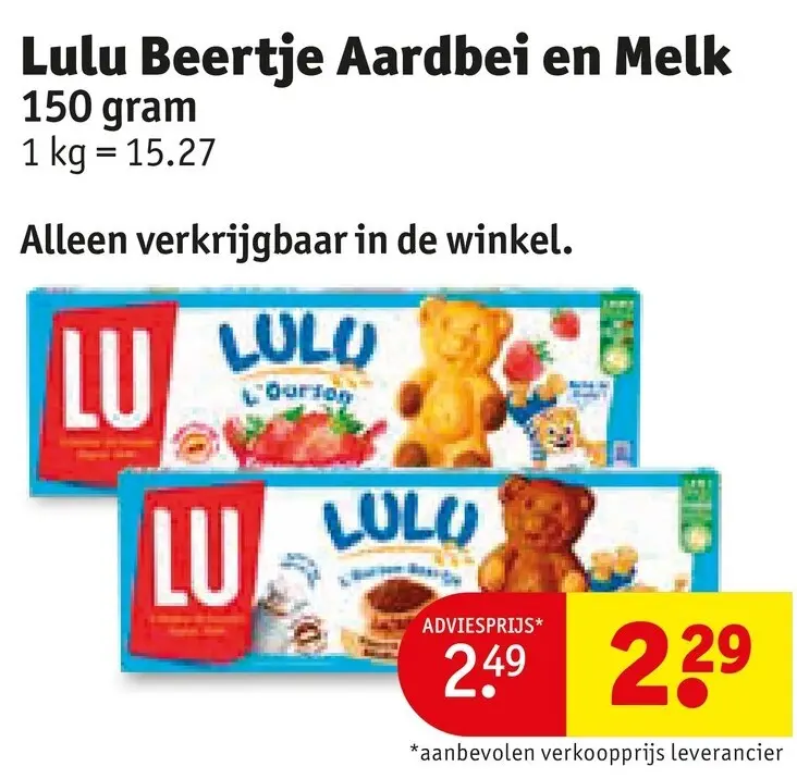 Promotie: Beertje Aardbei en Melk