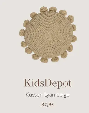 Aanbieding: Kussen Lyan beige