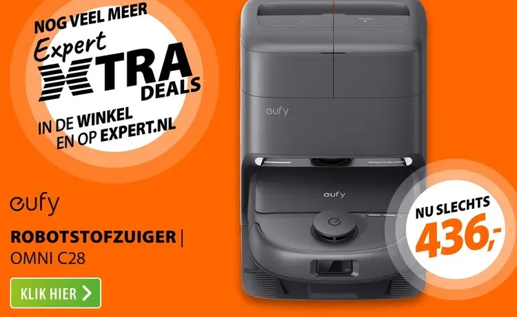 Aanbieding: Eufy Robot Vacuum Omni C28 Zwart