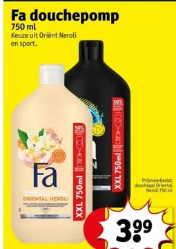 Aanbieding: Fa douchepomp