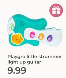 Aanbieding: little strummer light up guitar