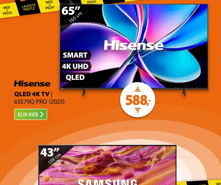 Aanbieding: Qled 4k tv
