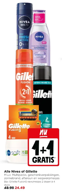 Aanbieding: Alle Nivea of Gillette