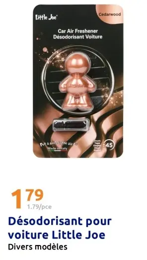 Offre: Désodorisant pour voiture