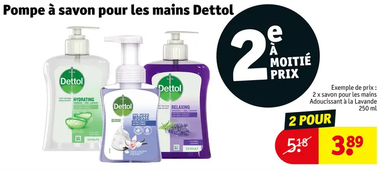 Offre: Pompe à savon pour les mains