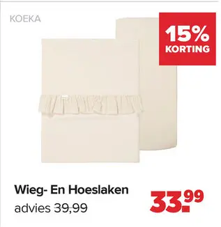 Aanbieding: Wieg- En Hoeslaken