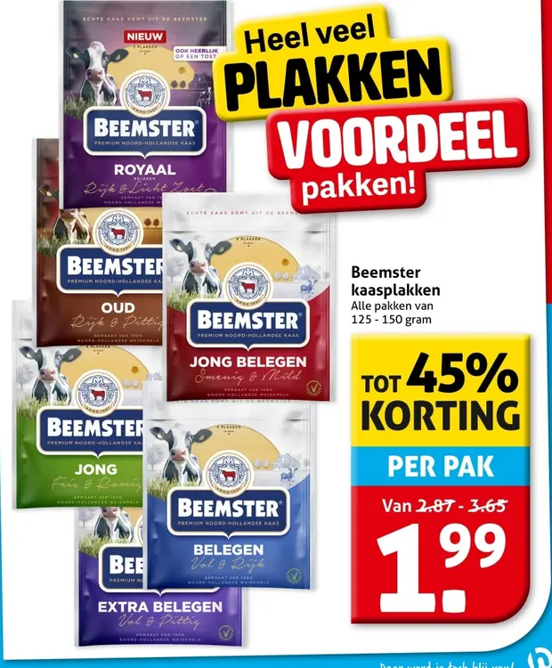 Aanbieding: Beemster kaasplakken