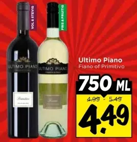 Aanbieding: Ultimo Piano Fiano of Primitivo