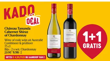 Aanbieding: Château Tanunda Cabernet Shiraz of Chardonnay