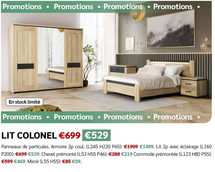 Offre: Lit Colonel