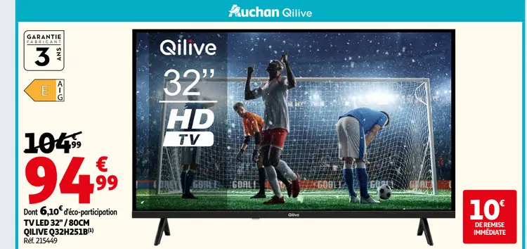 Offre: Tv led 32"/80cm
