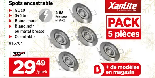 Offre: Spots encastrable