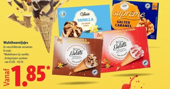 Aanbieding: Wafelhoornijsjes