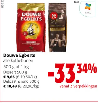 Aanbieding: Douwe Egberts alle koffiebonen
