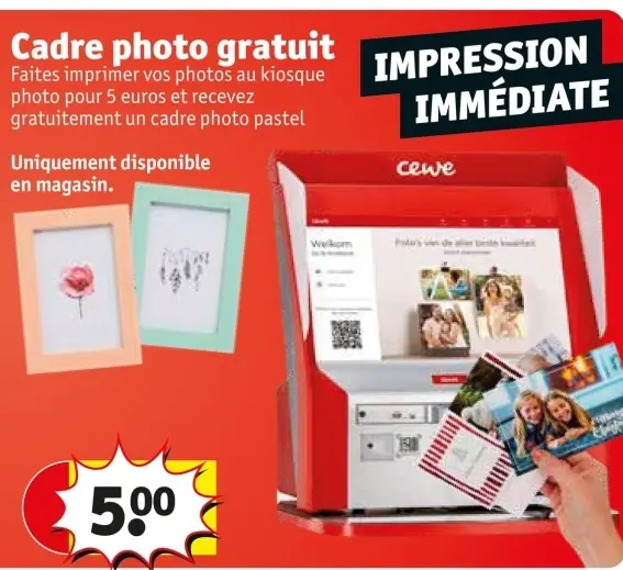 Offre: Cadre photo gratuit