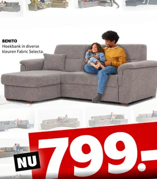 Aanbieding: BENITO Hoekbank